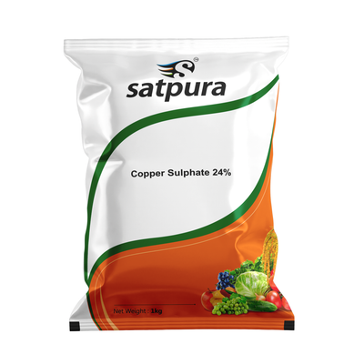 Satpura Copper Sulphate 24% | Fungicide & Micronutrient | 1kg | Disease Control Spray | Plant Nutrition