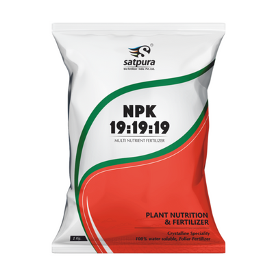 Satpura NPK 19:19:19 Water Soluble Fertilizer, 1kg (Multi Nutrient Fertilizer)