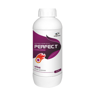 Satpura Perfect - Bispyribac Sodium 10% SC | Post-Emergence Herbicide | 500ml | Rice Weed Control Spray