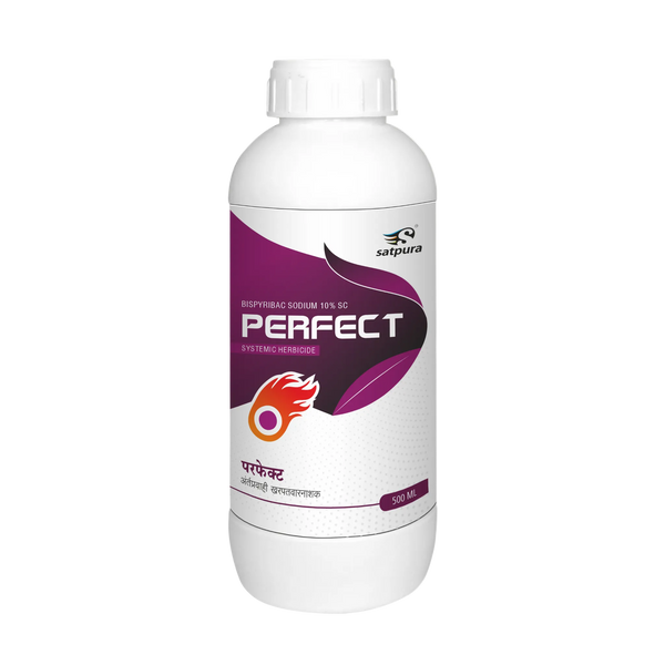 Satpura Perfect - Bispyribac Sodium 10% SC | Post-Emergence Herbicide | 500ml | Rice Weed Control Spray
