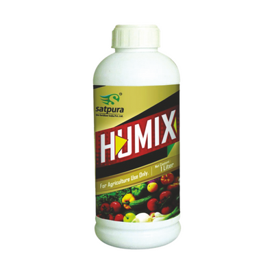 Satpura Humix Liquid Humic Acid, 1 Liter (Plant Growth Promoter)